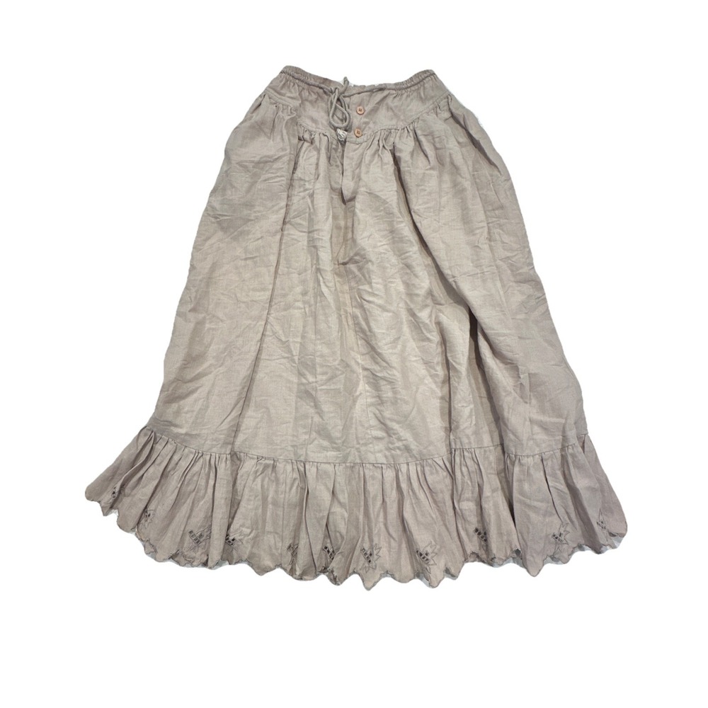 Vintage Outback Red Long Skirt Womens Medium Prairie Frontier Cottage, So Cute!